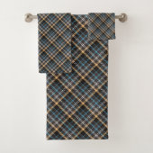 Rustic Tartan Towel – Blue Yellow Gift for Guys バスタオルセット (インサイチュ)