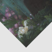 Rustic Teal Rose Truck Decoupage 薄葉紙 (詳細)