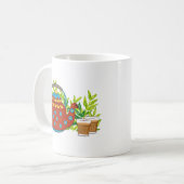 Rustic Teapot Cute Trendy Modern Mug コーヒーマグカップ (正面左)