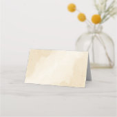 rustic terracotta floral botanical wedding プレイスカード (裏面)