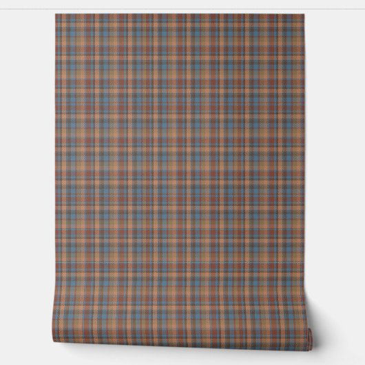 Rustic Terracotta Tartan Plaid Wallpaper Pattern 壁紙 (ほどく)