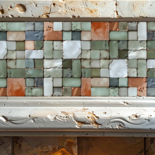 Rustic Tile Mosaic ID1187a タイル