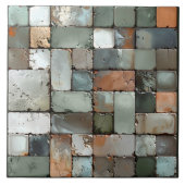Rustic Tile Mosaic ID1187c タイル (正面)
