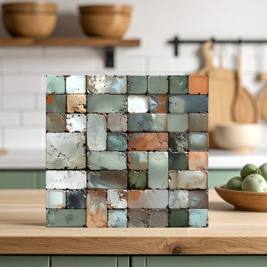 Rustic Tile Mosaic ID1187c タイル