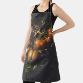 Rustic Tomatoes Vintage Farmhouse Chef Botanical エプロン (インサイチュ)