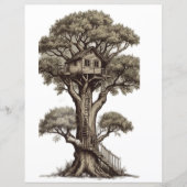 "Rustic Treehouse Retreat"説明： (正面)