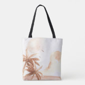 Rustic Tropical Palms トートバッグ (裏面)