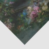 Rustic Turquoise Floral Truck Decoupage 薄葉紙 (詳細)