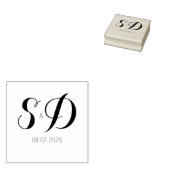 Rustic typography elegant wedding  ラバースタンプ (押印)