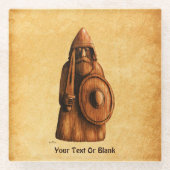 Rustic Viking ガラスコースター (正面)