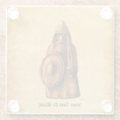 Rustic Viking ガラスコースター (裏面)