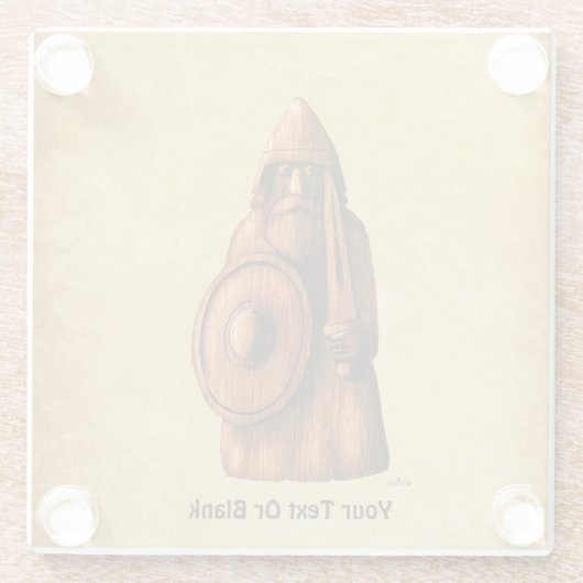 Rustic Viking ガラスコースター (裏面)