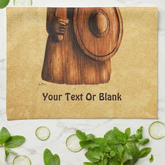 Rustic Viking キッチンタオル (折り畳み)