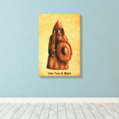 Rustic Viking キャンバスプリント (インサイチュ (ウッドフロア))