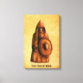 Rustic Viking キャンバスプリント (正面)