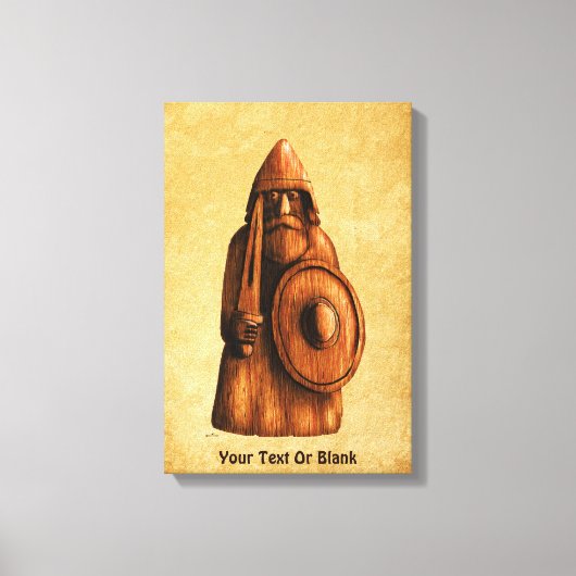 Rustic Viking キャンバスプリント (正面)