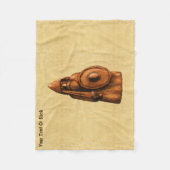 Rustic Viking  フリースブランケット (正面)