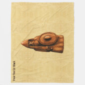 Rustic Viking  フリースブランケット (正面)