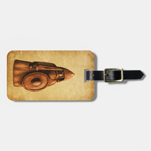 Rustic Viking ラゲッジタグ (正面横)