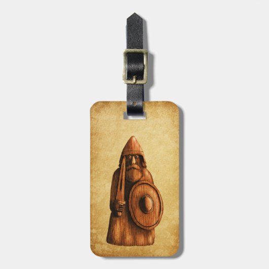 Rustic Viking ラゲッジタグ (正面縦)