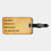 Rustic Viking ラゲッジタグ (裏面横)