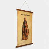 Rustic Viking 吊り下げ型タペストリー (傾斜あり)