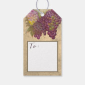 Rustic Vineyard Couples “Thank You" Favor  ギフトタグ (裏面)