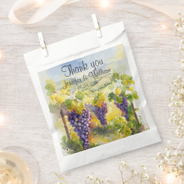 Rustic Vineyard Grapes Lemons Italy Wedding   フェイバーバッグ