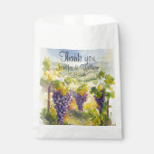 Rustic Vineyard Grapes Lemons Italy Wedding   フェイバーバッグ (正面)