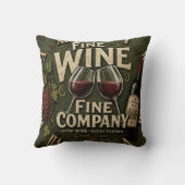 Rustic Vineyard Wine Lover クッション (裏面)