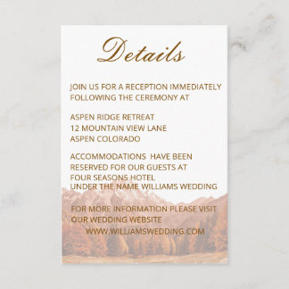 RUSTIC VINTAGE BROWN  DETAILS WEEDING INVITE  エンクロージャーカード