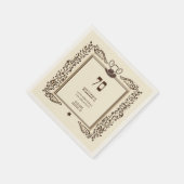 Rustic Vintage Cowboy Western Barn Elegant  スタンダードカクテルナプキン (角)