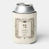 Rustic Vintage Cowboy Western Barn Elegant  缶クーラー (缶裏面)