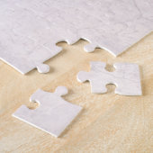 Rustic Vintage Personalized Floral Rose Design     ジグソーパズル (側面)