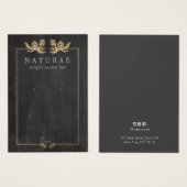 Rustic Vintage Pine Cones Earring Jewelry Display (正面&裏面)