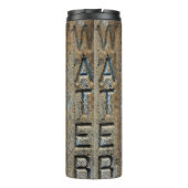 Rustic Water Sign タンブラー (裏面)