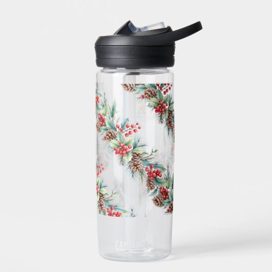 Rustic Watercolor Border ウォーターボトル (左面)