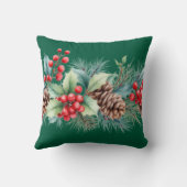 Rustic Watercolor Border クッション (裏面)