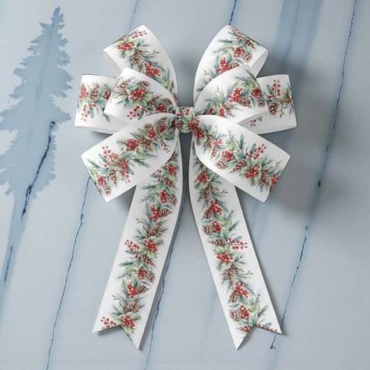 Rustic Watercolor Border サテンリボン