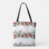 Rustic Watercolor Border トートバッグ (裏面)