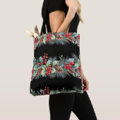 Rustic Watercolor Border トートバッグ (クローズアップ)