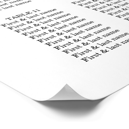 rustic watercolor floral bouquet ポスター (角)