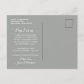 Rustic Watercolor Illustration Floral Arrangement 案内ポストカード (裏面)