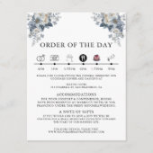 rustic watercolor illustration of a floral  エンクロージャーカード (正面)