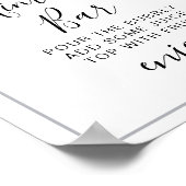 rustic watercolor illustration of a floral  ポスター (角)