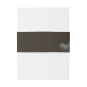 Rustic Watercolor Mountain Landscape Wedding 招待状ベリーバンド (裏面例)