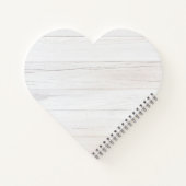 Rustic Watercolor Rose Bouquet Monogram ノートブック (裏面)