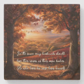 Rustic Wedding  ストーンコースター (正面)