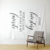 Rustic Wedding Backdrop Banner タペストリー (インサイチュ(横))