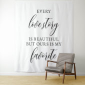 Rustic Wedding Backdrop Banner タペストリー (インサイチュ)